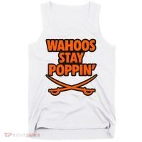 Wahoos Stay Poppin Funny Football Tank Top thumb 0
