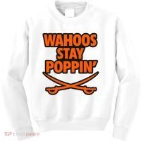 Wahoos Stay Poppin Funny Football Kids Sweatshirt thumb 0