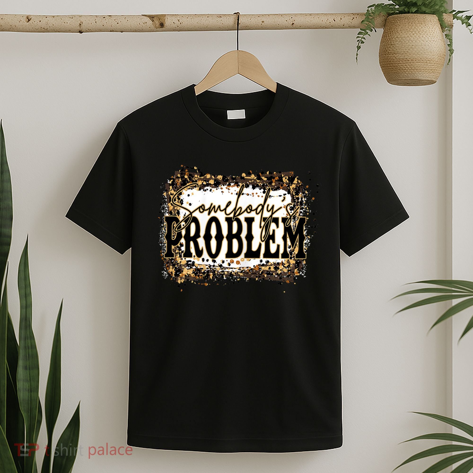 Womens Somebody's Problem Merch Country Song Lover Morgan Fan T-Shirt