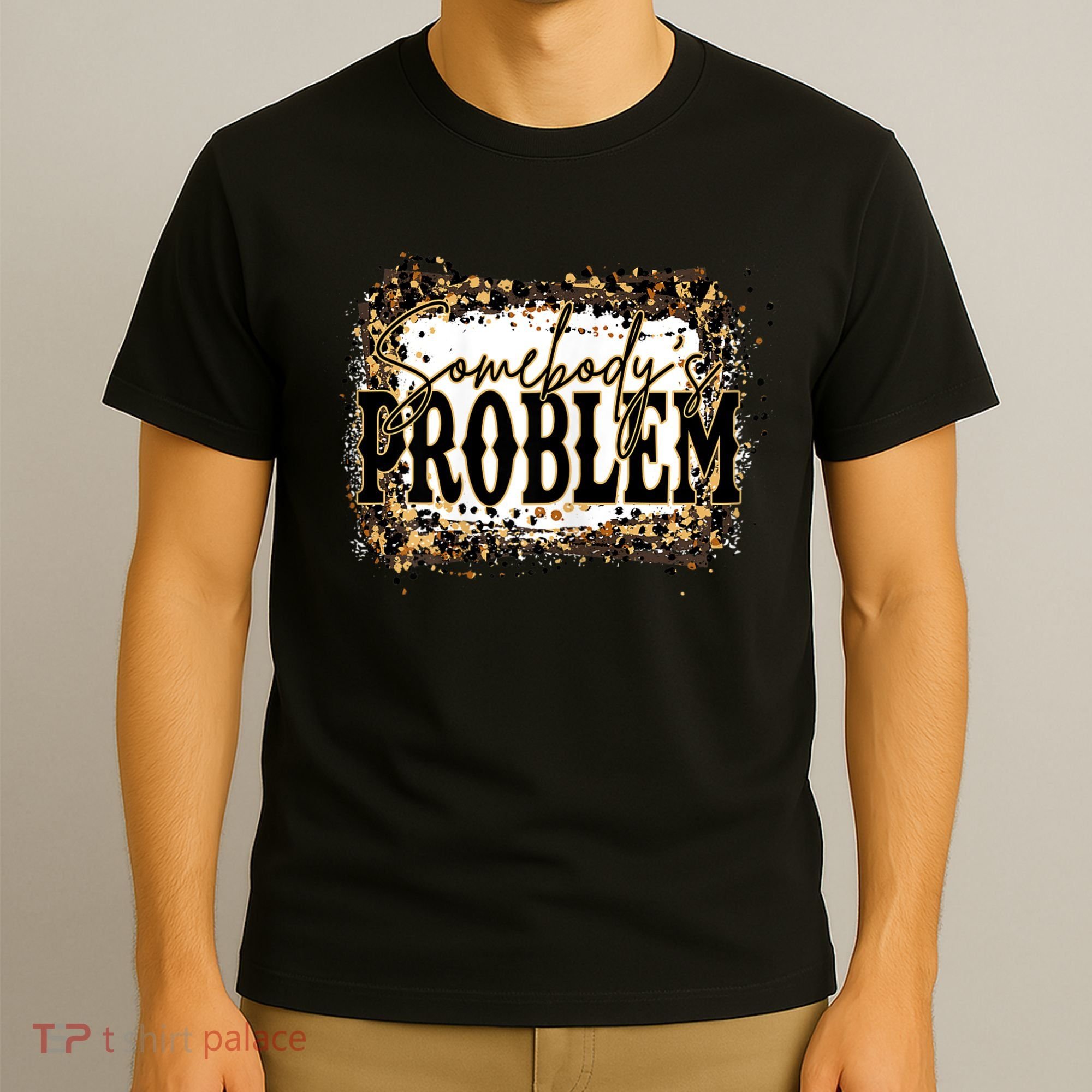 Womens Somebody's Problem Merch Country Song Lover Morgan Fan T-Shirt