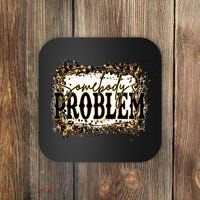 Womens Somebody's Problem Merch Country Song Lover Morgan Fan Coaster thumb 0