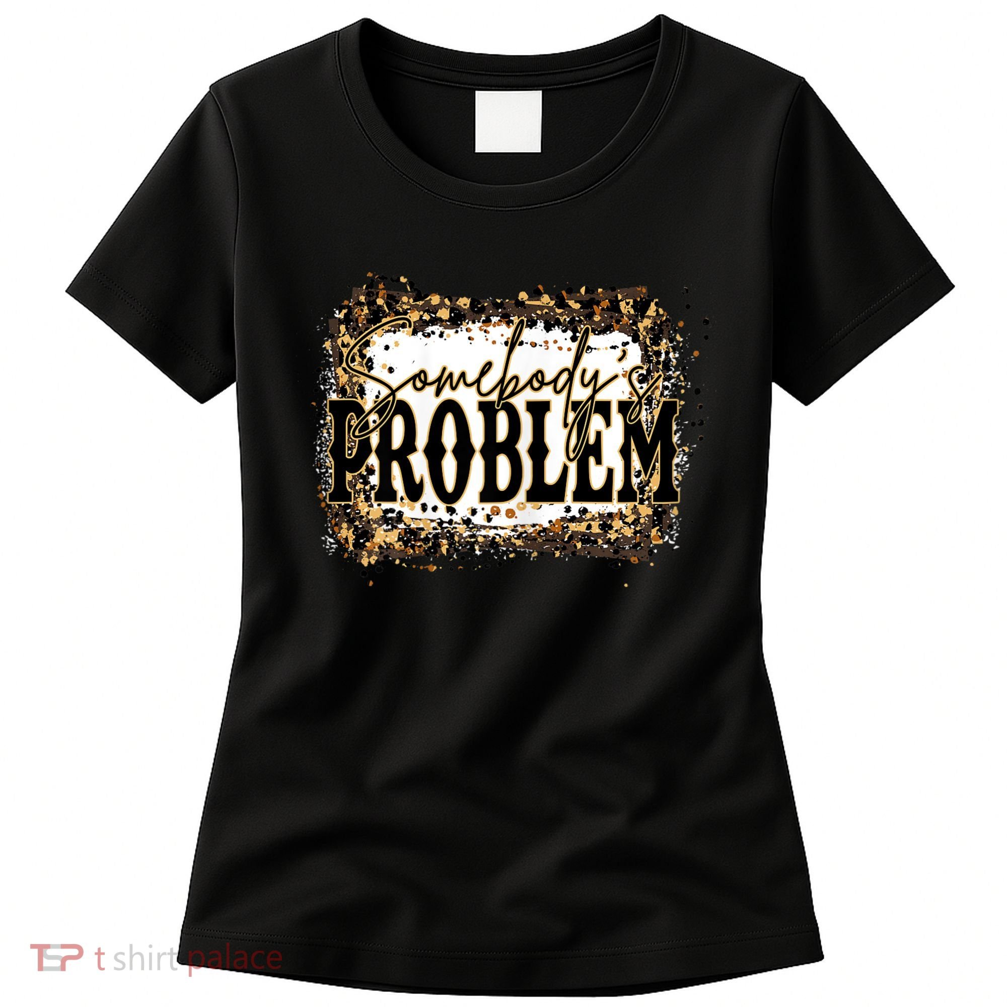 Womens Somebody's Problem Merch Country Song Lover Morgan Fan Women's T-Shirt