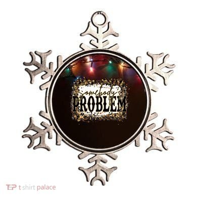 Womens Somebody's Problem Merch Country Song Lover Morgan Fan Ornament