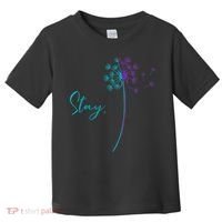 Wo Suicide Prevention Dandelion Teal and Purple Stay Semicolon Toddler T-Shirt thumb 0