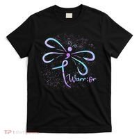 Wo Suicide Prevention Awareness Dragonfly Semicolon T-Shirt thumb 0