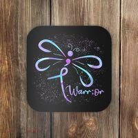 Wo Suicide Prevention Awareness Dragonfly Semicolon Coaster thumb 0