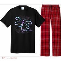 Wo Suicide Prevention Awareness Dragonfly Semicolon Pajama Set thumb 0
