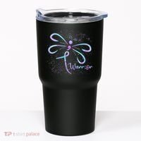 Wo Suicide Prevention Awareness Dragonfly Semicolon Tumbler thumb 0