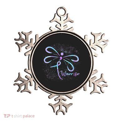 Wo Suicide Prevention Awareness Dragonfly Semicolon Ornament