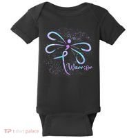 Wo Suicide Prevention Awareness Dragonfly Semicolon Baby Bodysuit thumb 0