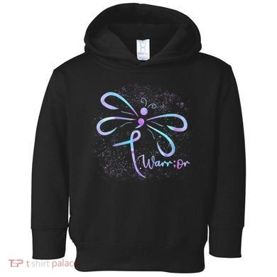 Wo Suicide Prevention Awareness Dragonfly Semicolon Toddler Hoodie
