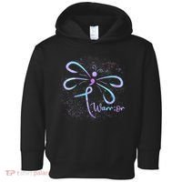 Wo Suicide Prevention Awareness Dragonfly Semicolon Toddler Hoodie thumb 0