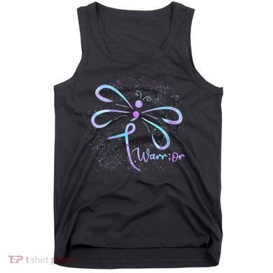 Wo Suicide Prevention Awareness Dragonfly Semicolon Tank Top
