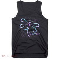 Wo Suicide Prevention Awareness Dragonfly Semicolon Tank Top thumb 0