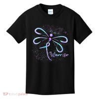 Wo Suicide Prevention Awareness Dragonfly Semicolon Kids T-Shirt thumb 0