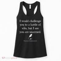 William Shakespeare Quote English Literature Women's Tank Top thumb 0