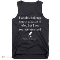 William Shakespeare Quote English Literature Tank Top thumb 0