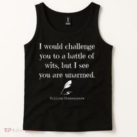 William Shakespeare Quote English Literature Tank Top thumb 2