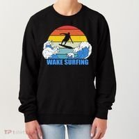 Wake Surfing Retro Sunset Women's Sweatshirt thumb 0