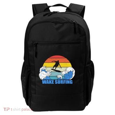 Wake Surfing Retro Sunset Backpack