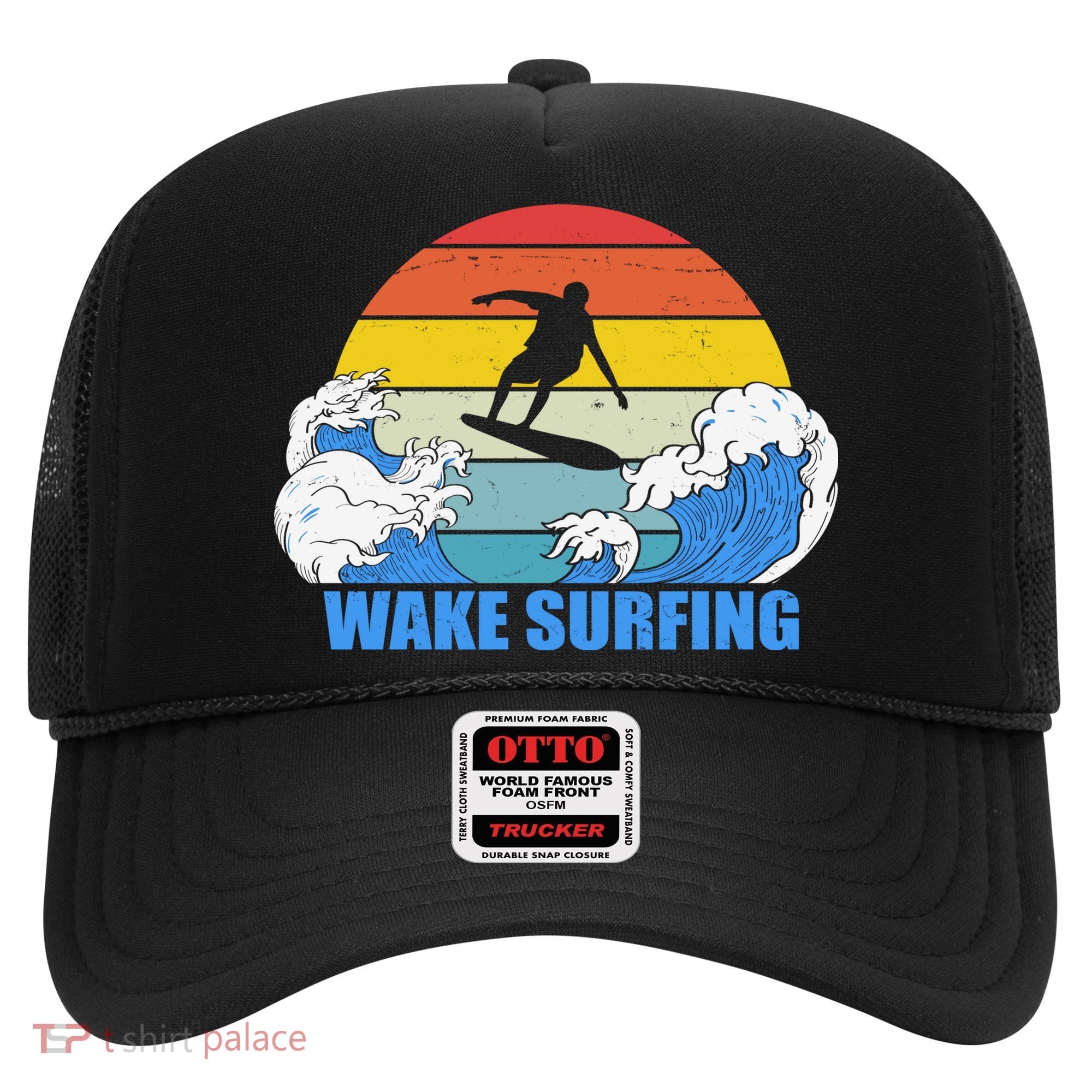 Wake Surfing Retro Sunset Hat