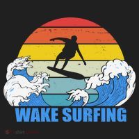 Wake Surfing Retro Sunset Hat thumb 2