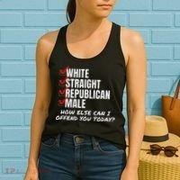 White Straight Republican Male How Can I Offend You Women's Tank Top thumb 2