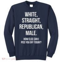 White, Straight, Republican, Male Funny Republican Sweatshirt thumb 0