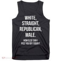 White Straight Republican Male Funny Republican Tank Top thumb 0