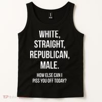 White Straight Republican Male Funny Republican Tank Top thumb 2