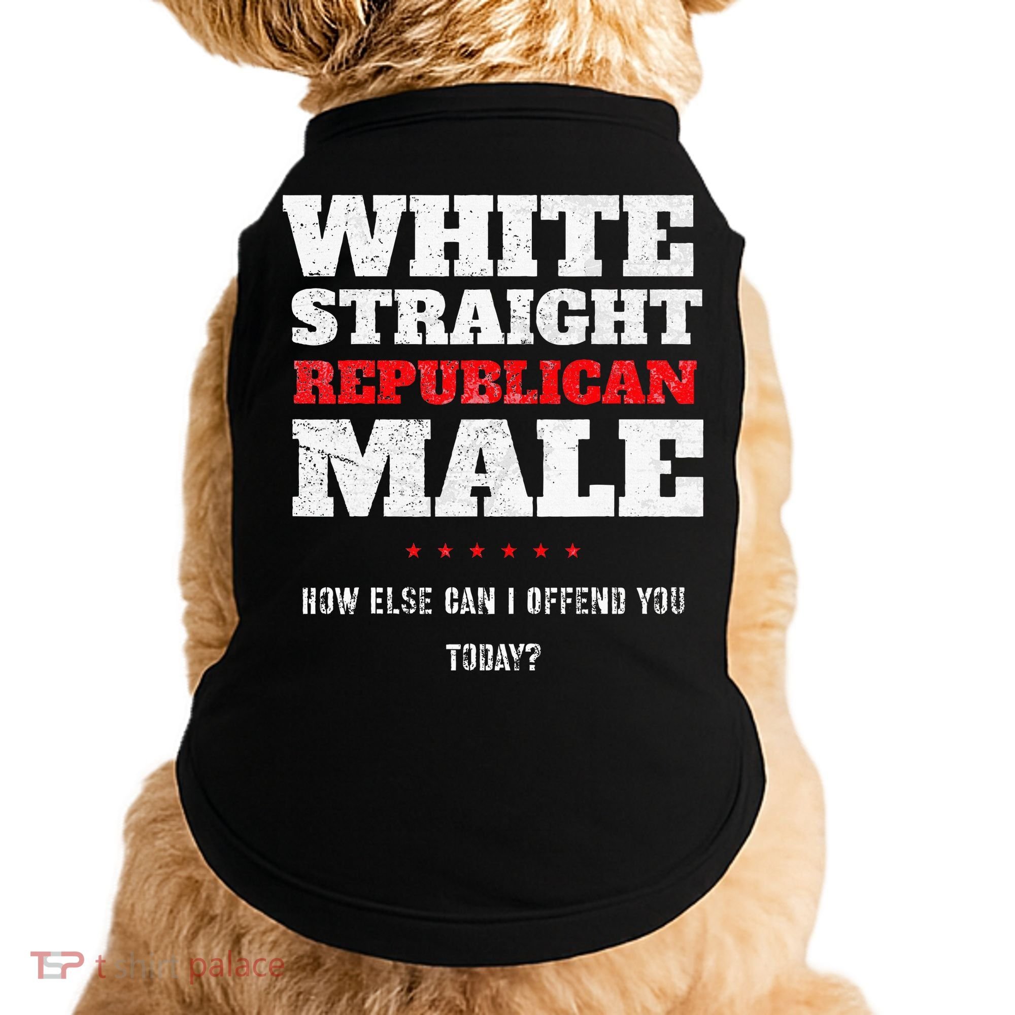 White Straight Republican Male How Else Can I Offend Doggie Tank