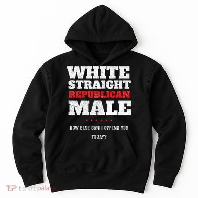 White Straight Republican Male How Else Can I Offend Hoodie