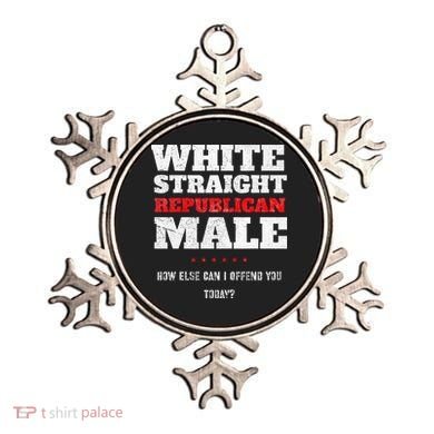White Straight Republican Male How Else Can I Offend Ornament