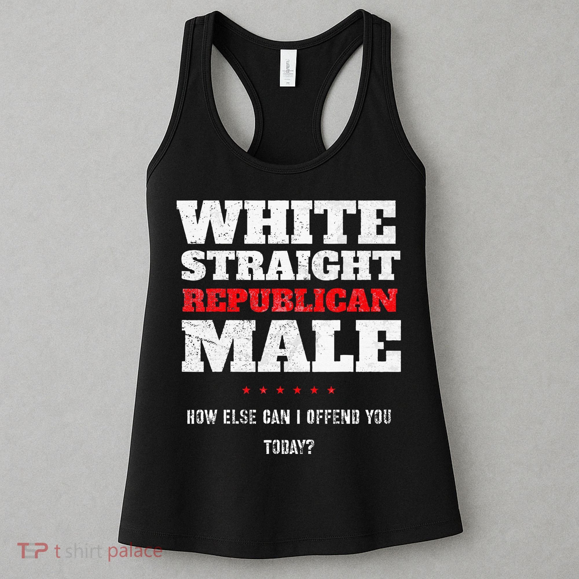 White Straight Republican Male How Else Can I Offend Women's Tank Top