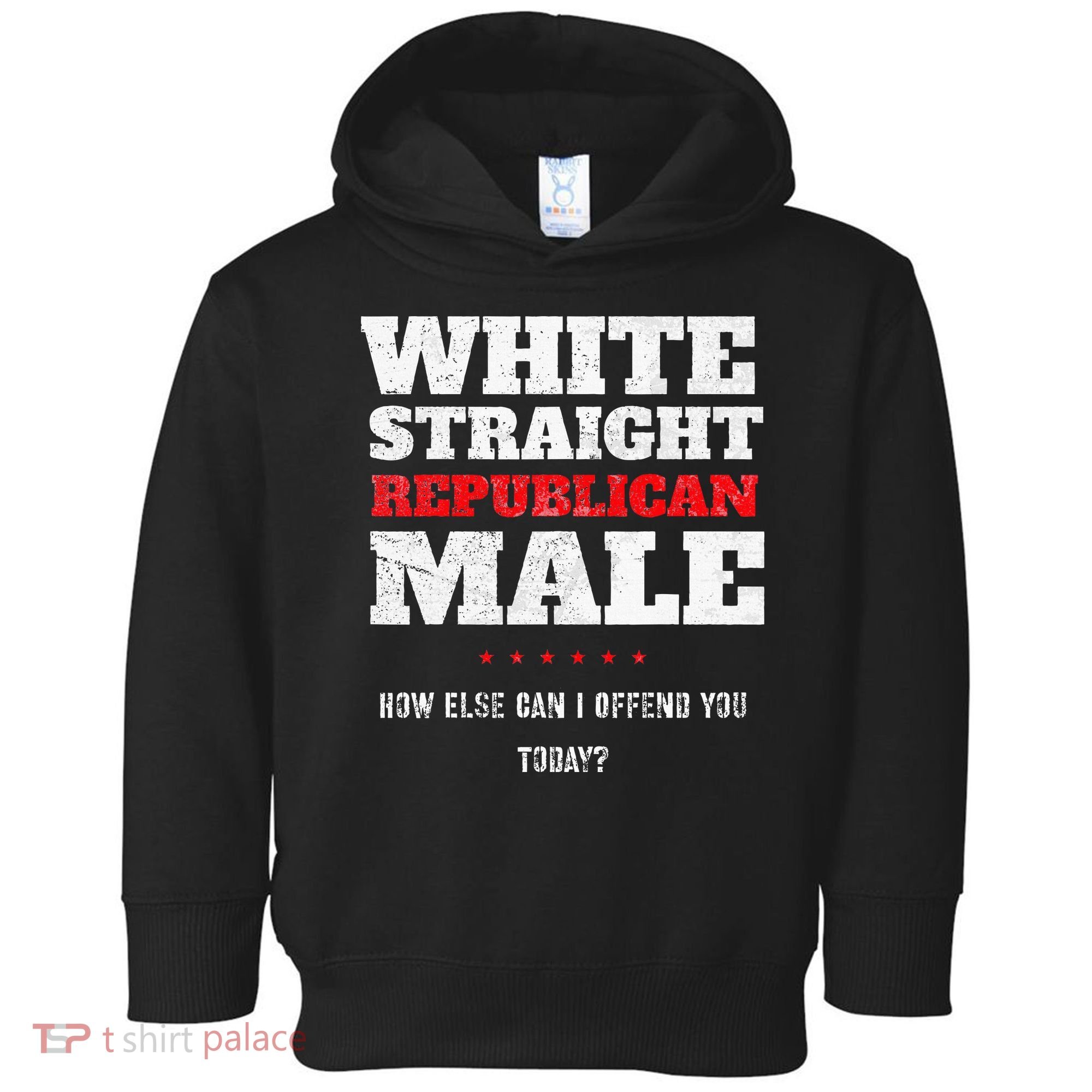 White Straight Republican Male How Else Can I Offend Toddler Hoodie