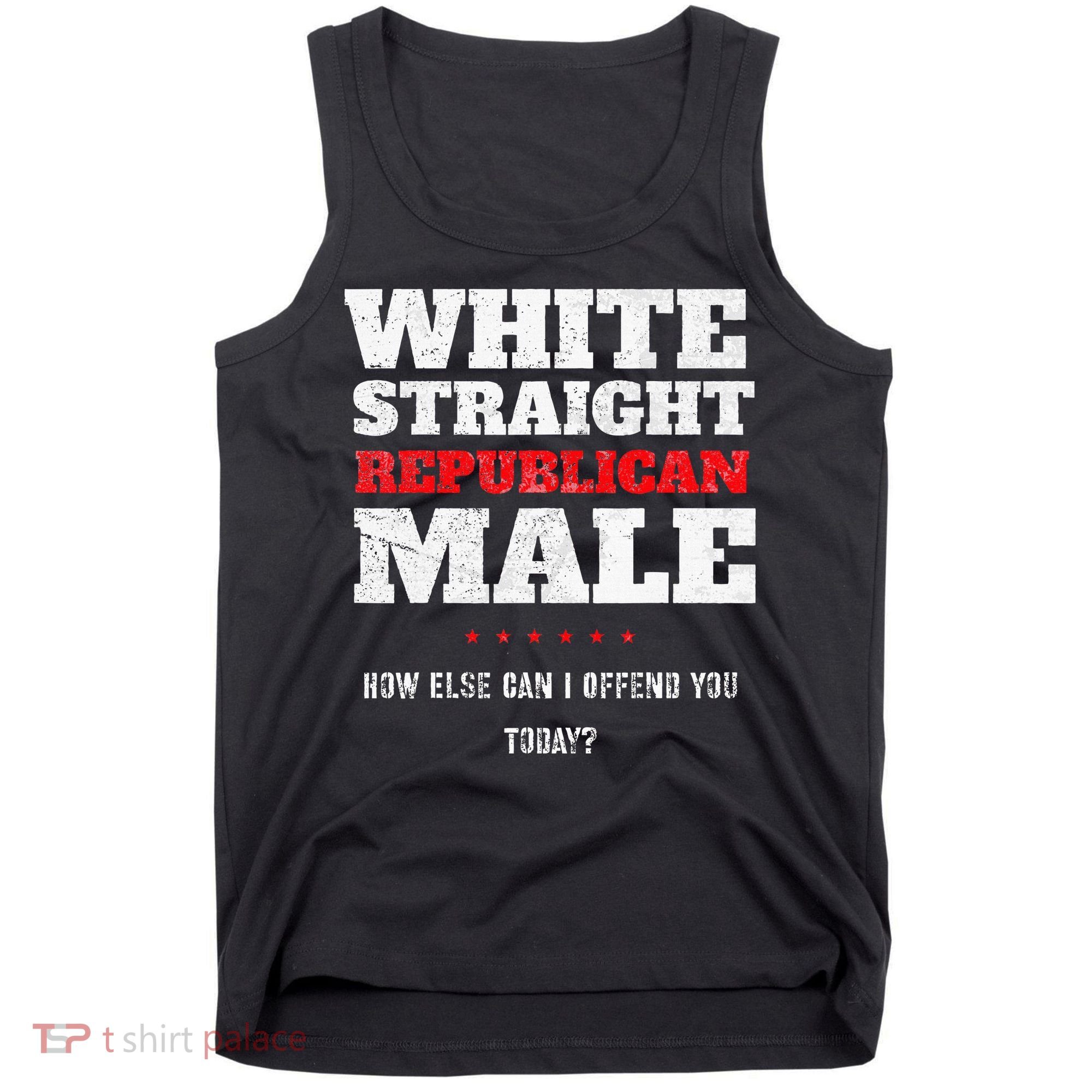 White Straight Republican Male How Else Can I Offend Tank Top