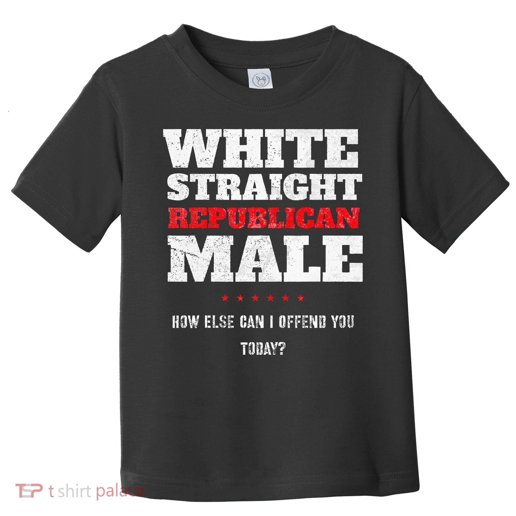 White Straight Republican Male How Else Can I Offend Toddler T-Shirt