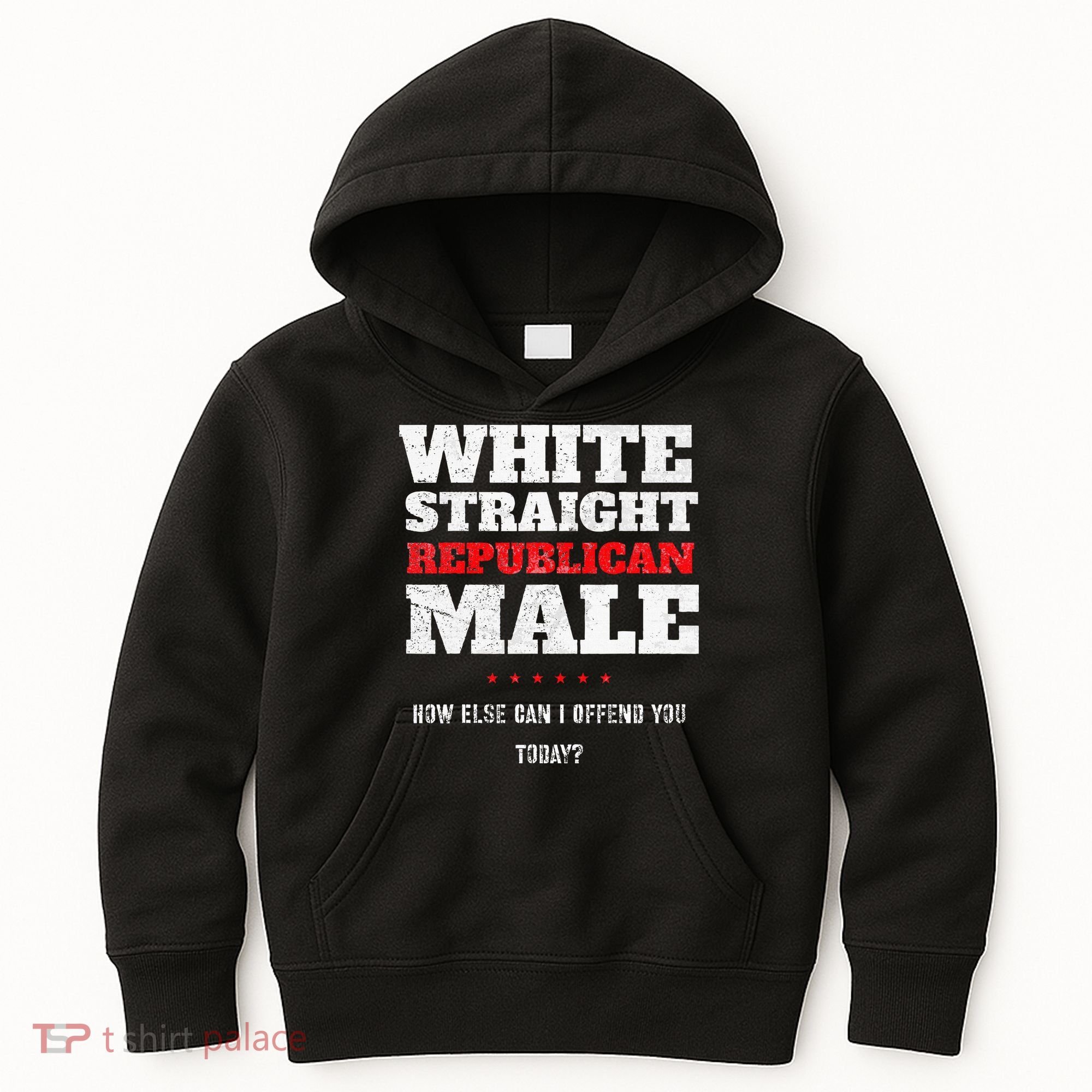 White Straight Republican Male How Else Can I Offend Kids Hoodie