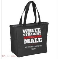 White Straight Republican Male How Else Can I Offend Tote Bag thumb 2