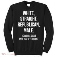 White, Straight, Republican, Male Funny Republican Sweatshirt thumb 0