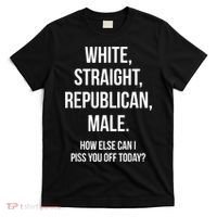 White, Straight, Republican, Male Funny Republican T-Shirt thumb 0
