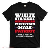 White Straight Republican Christian Male Patriot T-Shirt thumb 0
