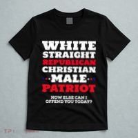 White Straight Republican Christian Male Patriot T-Shirt thumb 5