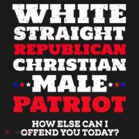 White Straight Republican Christian Male Patriot Women's Hoodie thumb 2