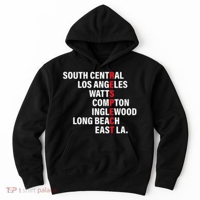 West Side RESPECT Los Angeles Watts Compton Long Beach Hoodie