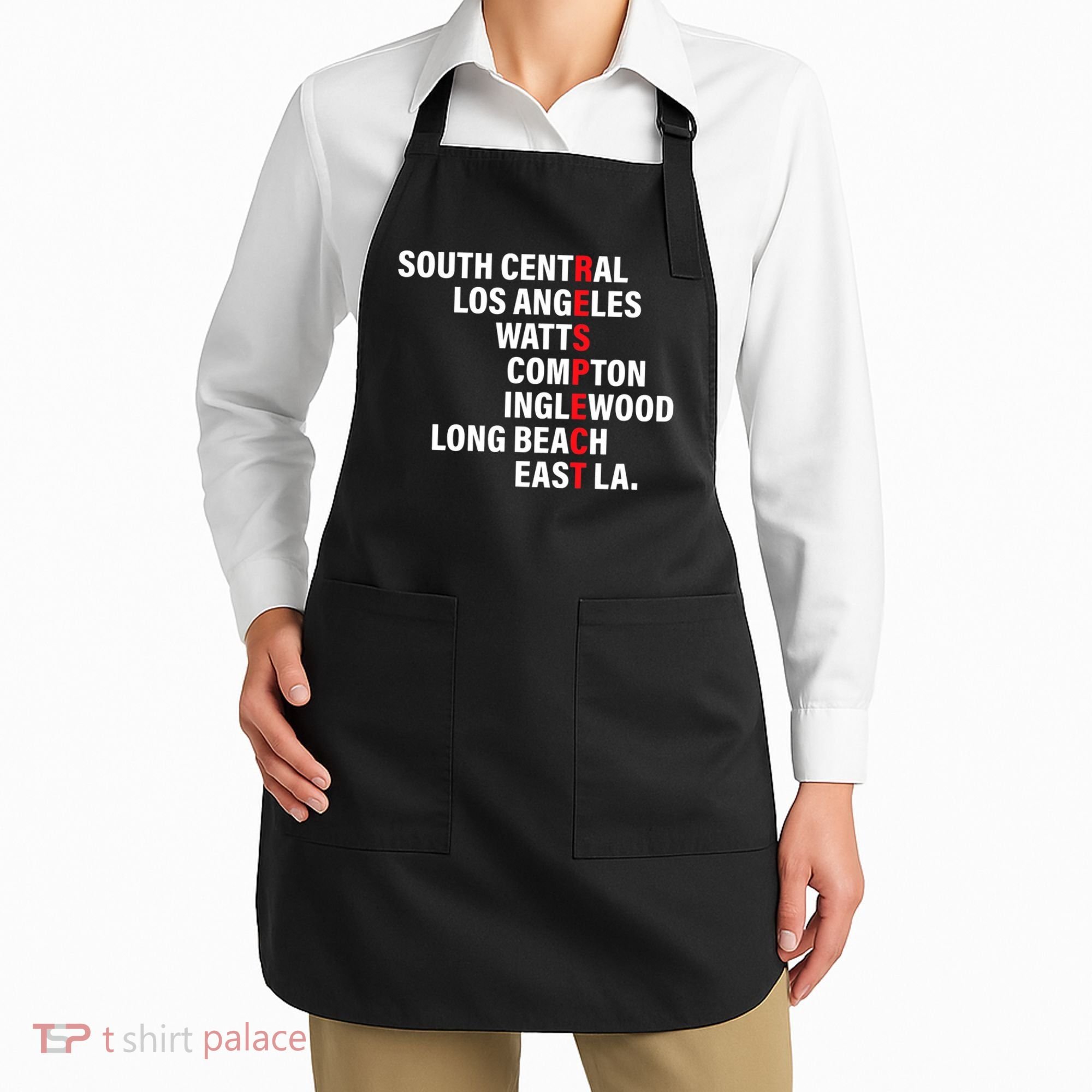 West Side RESPECT Los Angeles Watts Compton Long Beach Apron
