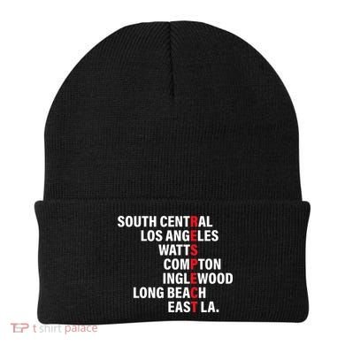 West Side RESPECT Los Angeles Watts Compton Long Beach Beanie