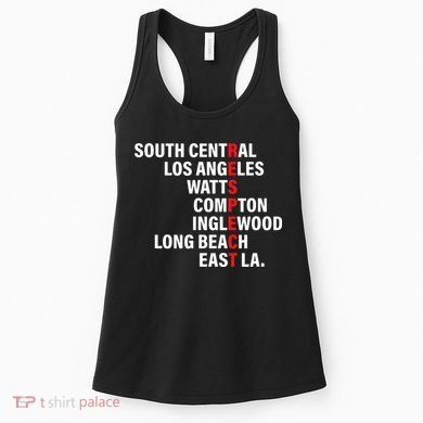West Side RESPECT Los Angeles Watts Compton Long Beach Women's Tank Top