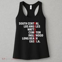 West Side RESPECT Los Angeles Watts Compton Long Beach Women's Tank Top thumb 3