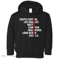 West Side RESPECT Los Angeles Watts Compton Long Beach Toddler Hoodie thumb 0